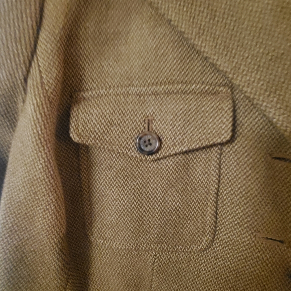 LAUREN RALPH LAUREN NWT WOOL BLEND TWILL BROWN BLAZER 16W. TAILORED - Picture 4 of 13